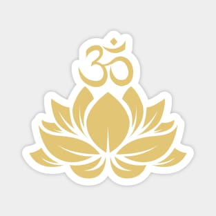 Lotus Gold Magnet