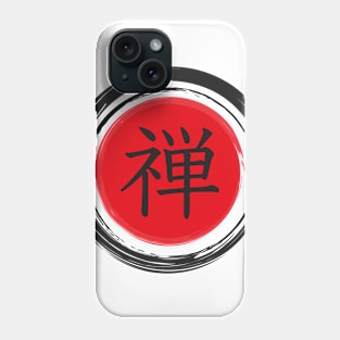 Japanese Zen Kanji Enso Circle Tshirt Phone Case