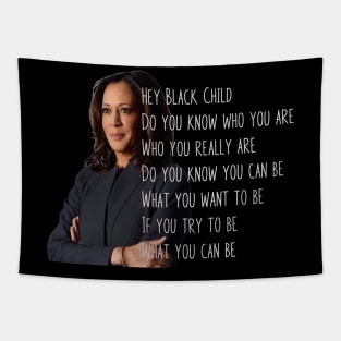 Kamala is black girl magic Tapestry