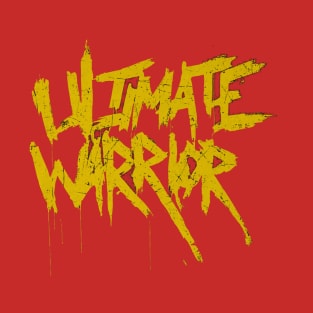 Ultimate Warrior Name Grunge T-Shirt