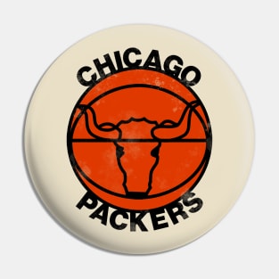 Chicago Packers ))(( Retro Defunct Basketball Team Design Pin