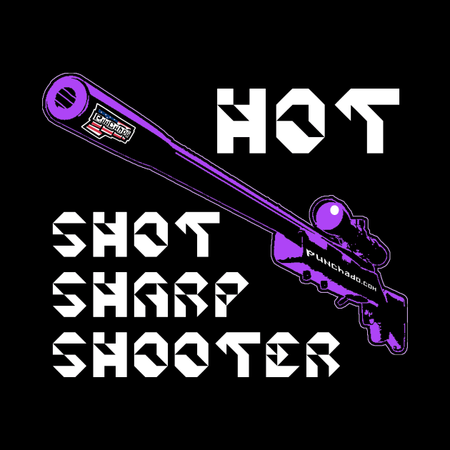 Hot Shot Sharp Shooter, v. Code Purple Sniper Rifle by punchado