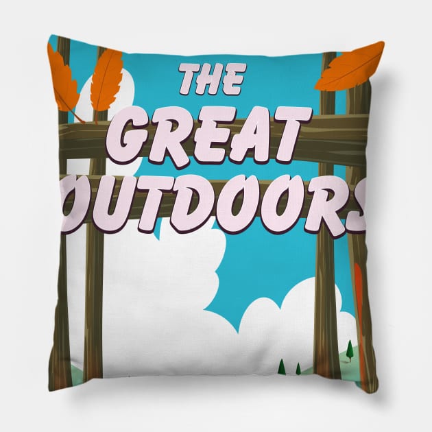 The Great Outdoors Pillow by nickemporium1