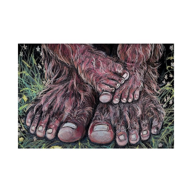 Bigfoot Littlefoot, Bigfeet, Littlefeet by SandiaOFC