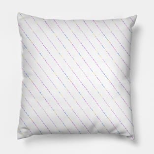 Jolly Rainbow Diagonal Dash Pillow