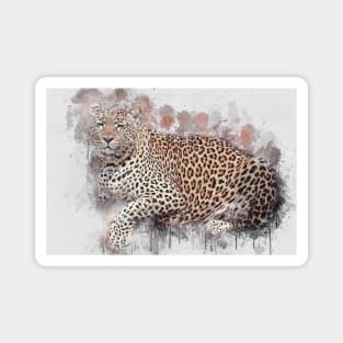 Leopard Panther Wild Animal Safari Africa Jungle Magnet