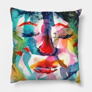 Arlequin face Pillow