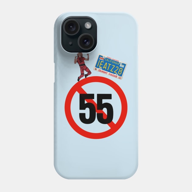 Sammy Hagar - I Can't Drive 55 Phone Case by RetroZest