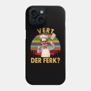 Vert chef fun Phone Case