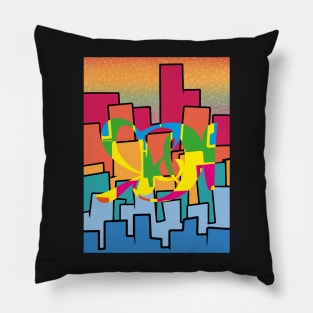 RD&I City Skyline Pillow