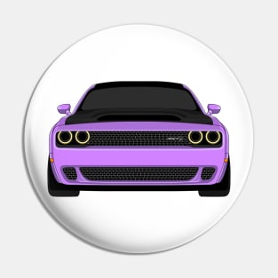 DODGE DEMON FRONT VIOLET Pin