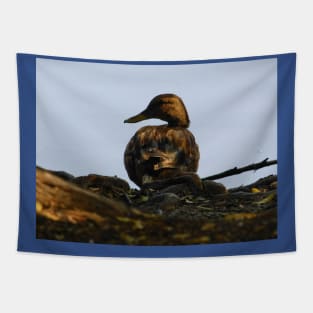 Devilish duck Tapestry