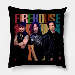 Don't Treat Me Bad, Treat Me Stylish Firehouses Tees for Rock Enthusiasts of All Ages Pillow