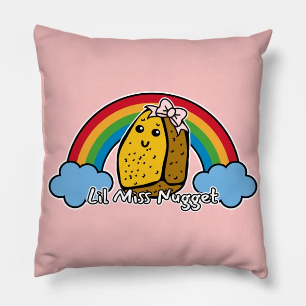 Lil Miss Nugget Pillow by LunaMay