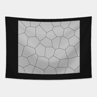 Geometric abstract - gray and black. Tapestry