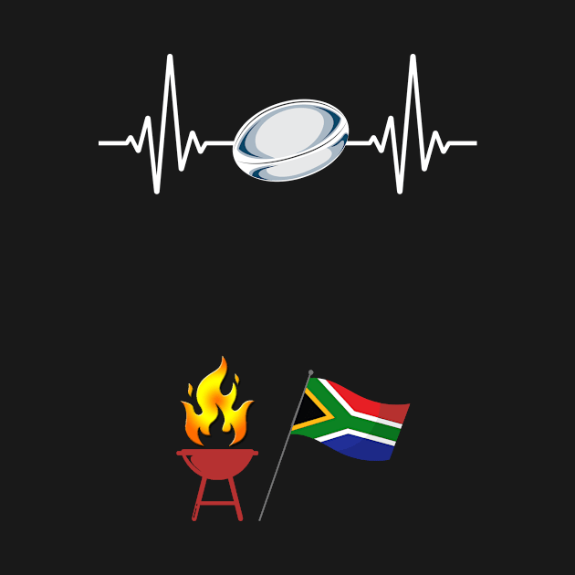 South African Rugby heartbeat sine wave makes me tick by Antzyzzz