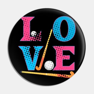 Vintage Love Field Hockey Pin