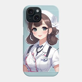 Beautiful anime nurse Phone Case