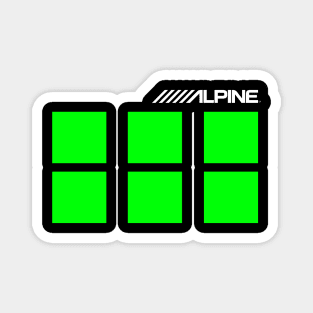 Classic Alpine Stereo Magnet