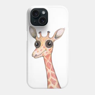 Cute comic giraffe Phone Case