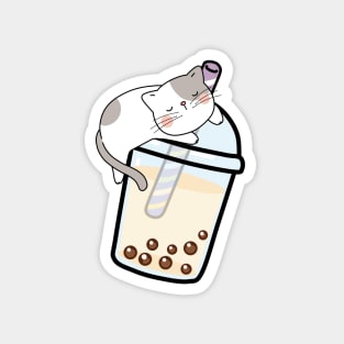 Boba Cat! Magnet