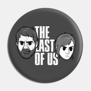 TLOU Cartoon Joel and Ellie Pin