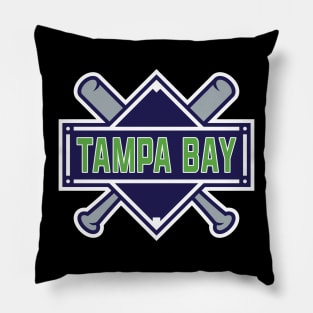 Tampa Bay Rays Baseball Pillow