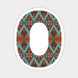 Letter O- boho design Magnet