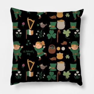 St Patricks Day Kids Pillow