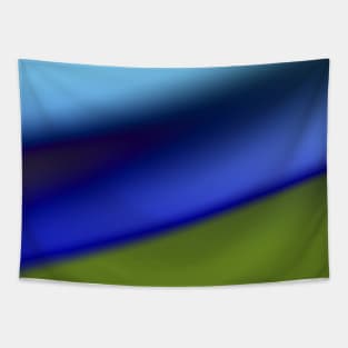 GREEN ORANGE BROWN BLUE TEXTURE ART Tapestry