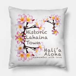 Historic Lahaina Town Pillow