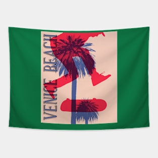 Venice Beach Retro Skater Look Skater Vintage design Tapestry