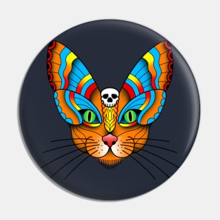 Cat Moth Pin