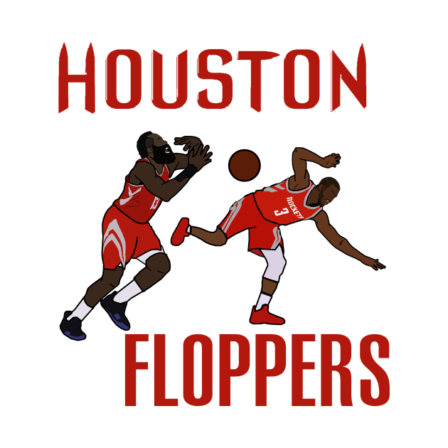 James Harden and Chris Paul 'Houston Floppers' NBA by xavierjfong