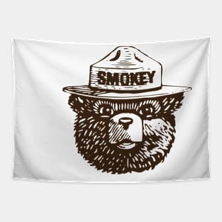 Smokey the Bear kayak science Tapestry