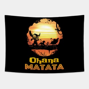 Ohana No Worries Tapestry