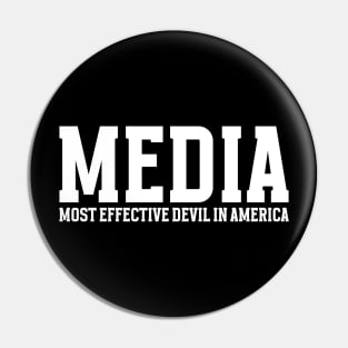 Media, Most Effective Devil In America. Pin