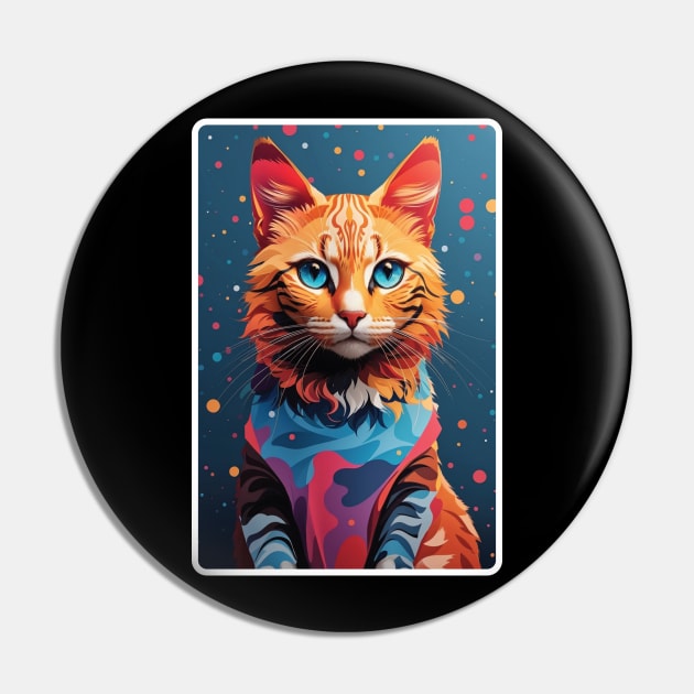 Funny Cat Cart International Dot Day, Cat Dot Day 2023 Pin by DesignHND