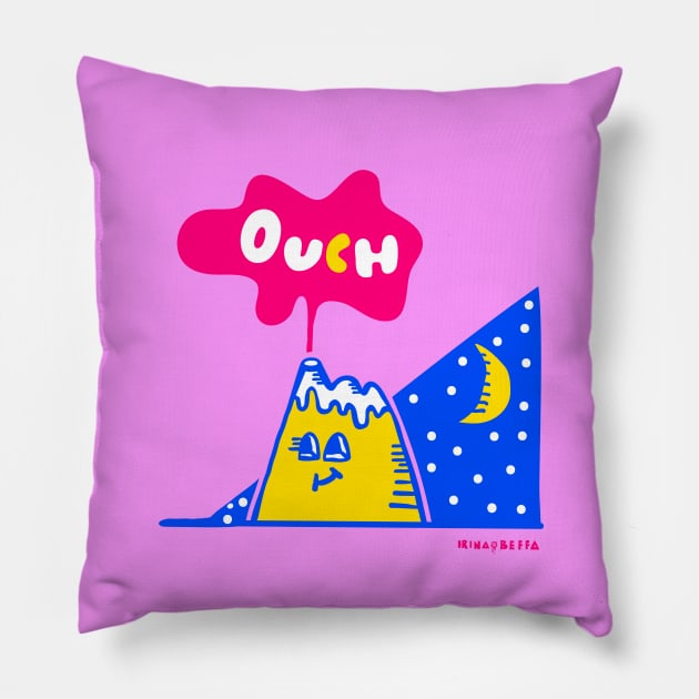 OUCH Pillow by Irina's Family Art Circle 