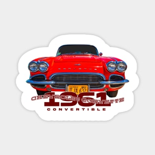 1961 Chevrolet Corvette Convertible Magnet