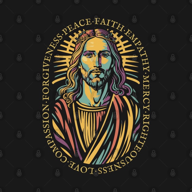 Jesus Christ Love Faith Christian Gift Idea by PugSwagClothing