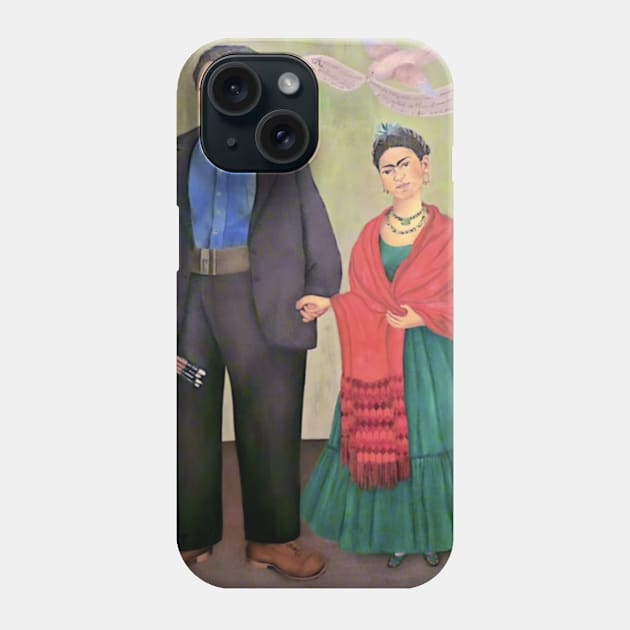 Frieda and Diego Rivera by Frida Kahlo Phone Case by FridaBubble