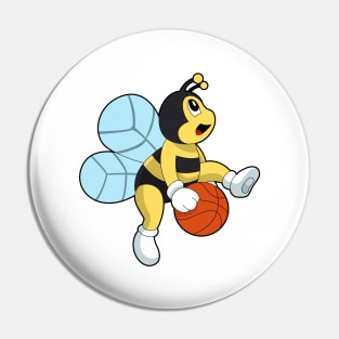 Bee Basketball player Basketball Pin