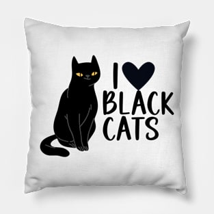 Black Cat Shirt, Cat Lover Shirt, Cat Lover Gift Pillow