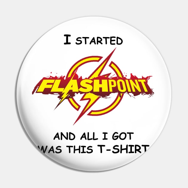 Flash/Point Pin by ComicBook Clique