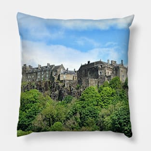 Summer view of Stirling Castle, Stirling in Scotland Pillow