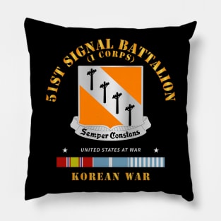 51st Signal Battalion - Korean War Pillow