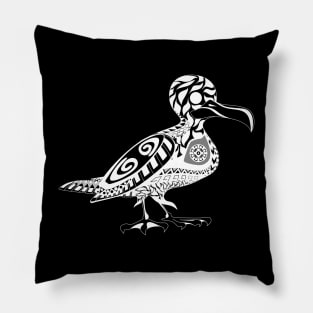 magical seagull gaviota ecopop tribal totonac wallpaper Pillow