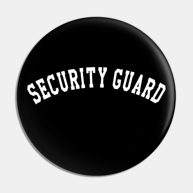 Security Guard Pin by KC Happy Shop