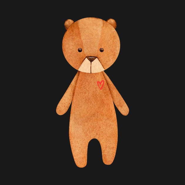 Cute teddy bear gift by Mia